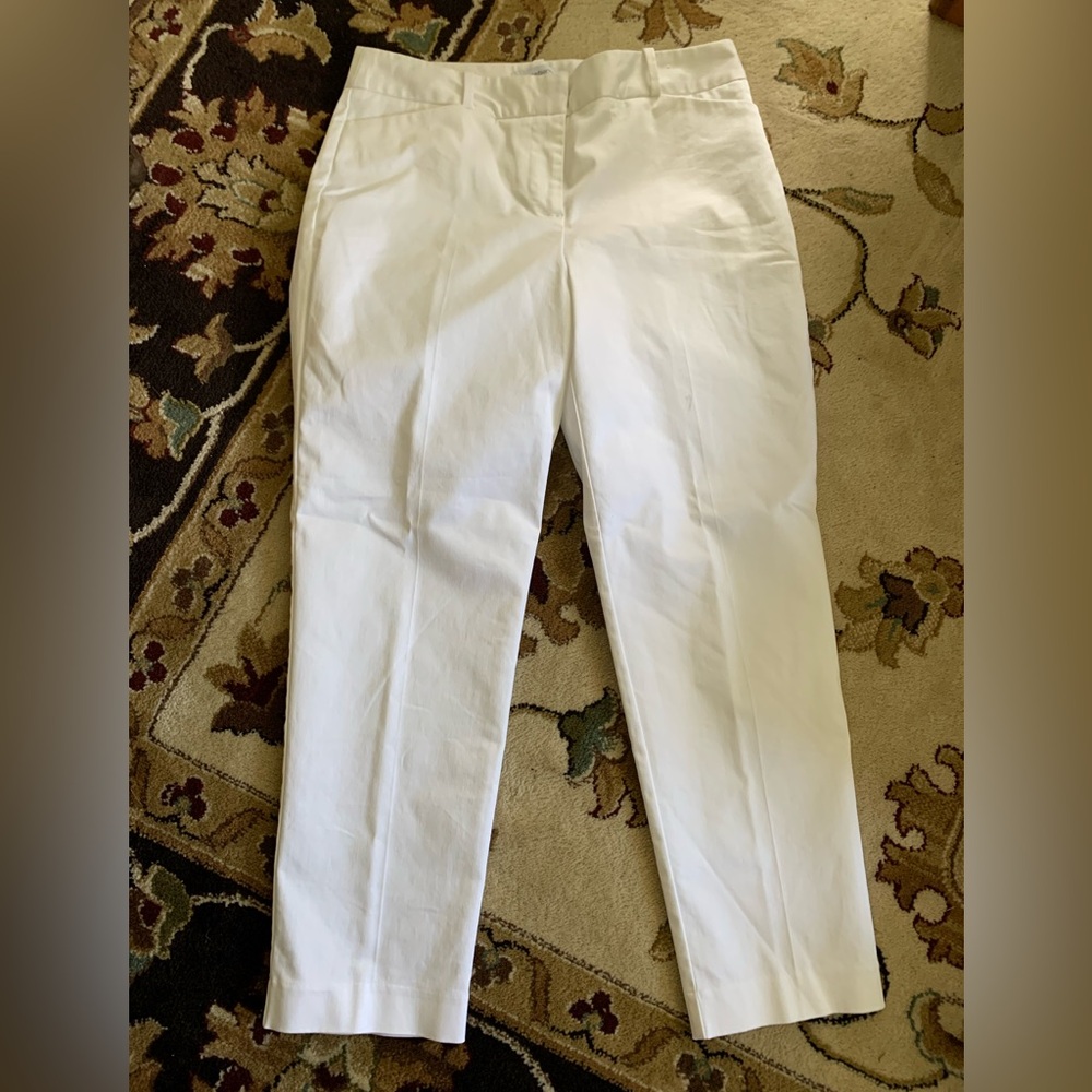 Liz Claiborne EMMA White Crop Pants